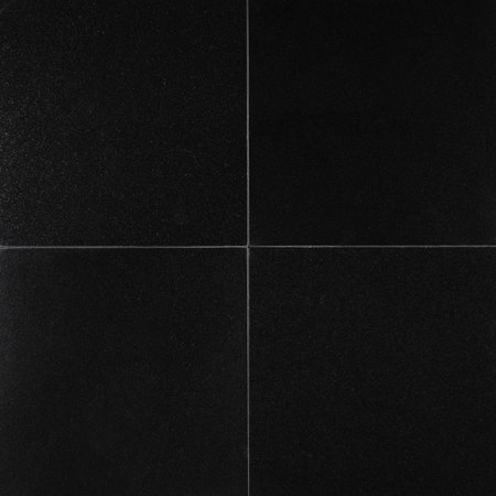 MSI Premium Black 12" X 12" Polished Granite Floor And Wall Tile, 10PK ZOR-NS-0072